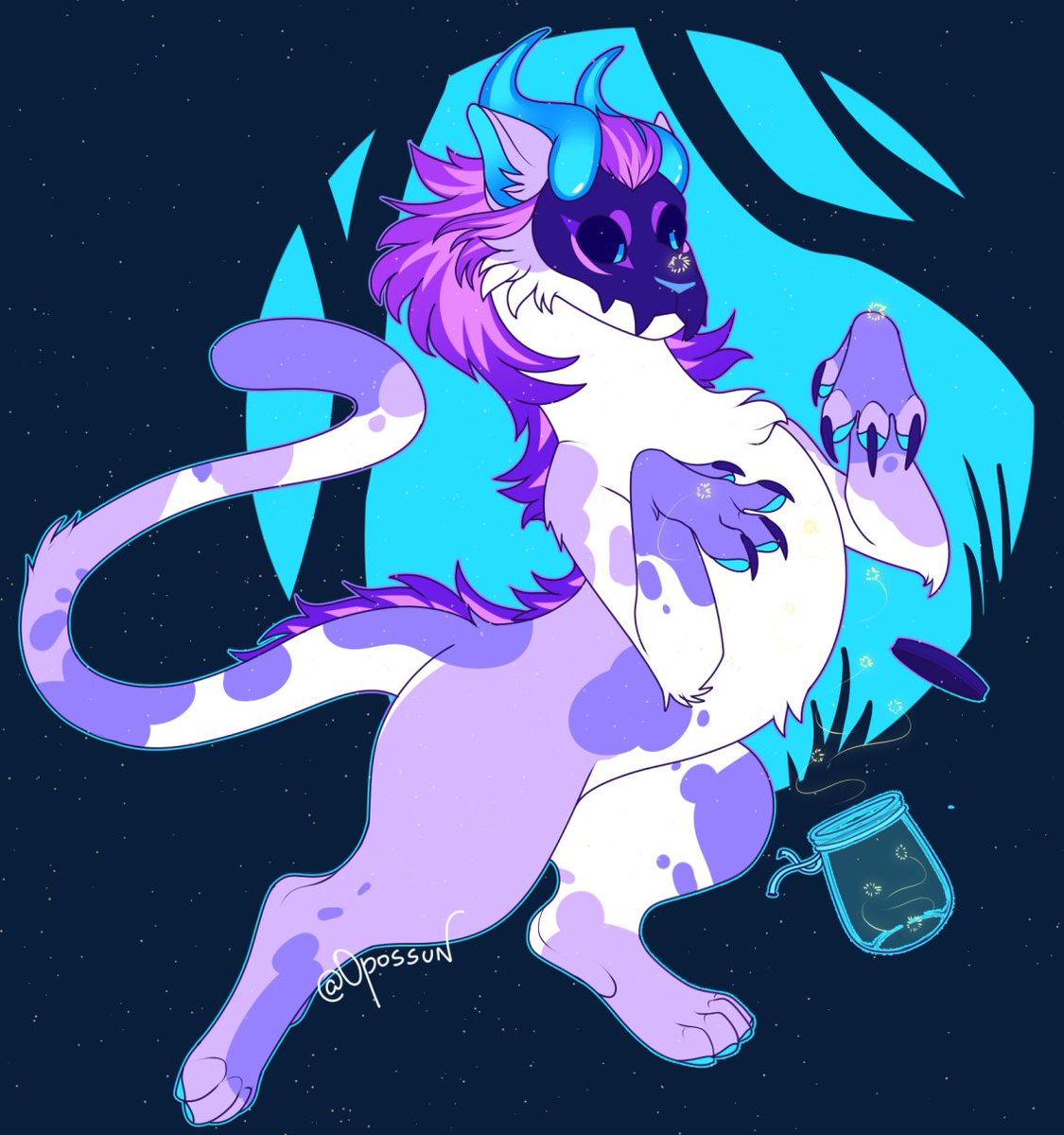 Opossun's tweet photo. First art fight drawing!! Attacked Ailette on af! :D

If you want to fight, find me there as /~Gif!! https://t.co/px3lrwG9RR