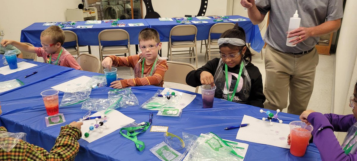 Norplex was excited to host a STEM activity session for the Postville Child Care Centers 5-8 year olds. The STEM students built molecules to see the difference between thermosets and thermoplastics, baking soda lava lamps to represent resin formulation. #STEM #NORPLEX
