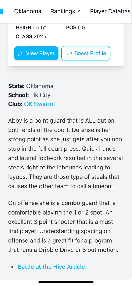 Thank you <a href="/coachjvick1/">Coachjvick (new)</a> for the write up! 
<a href="/OklahomaSwarm1/">OK Swarm HS Girls</a> <a href="/CoachMcFeeters/">Allyson 〽️cFeeters</a>
