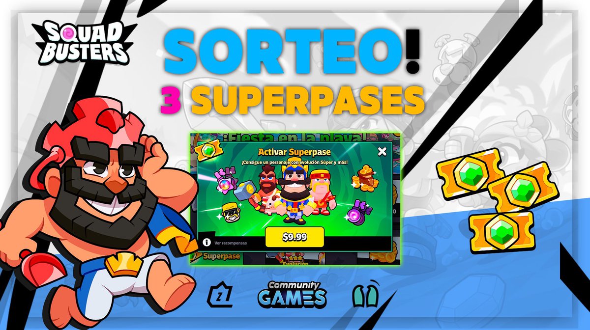 Community Games (@bscomunidad__) on Twitter photo 🎁 SORTEAZO 🎁
🏆 x3 Super Pases de SquadBusters
🍀 REQUISITOS:
⭐️ Dar RT
⭐️ Seguir a <a href="/BScomunidad__/">Community Games</a>
⭐️ Seguir a <a href="/Sikoodg/">SiKOO</a>
⭐️ Seguir a <a href="/Spazioleague2/">SpazioLeague</a>
Ganadores en 3 días.
¡Suerte! 🍀
#SquadBusters 🎁 SORTEAZO 🎁
🏆 x3 Super Pases de SquadBusters
🍀 REQUISITOS:
⭐️ Dar RT
⭐️ Seguir a <a href="/BScomunidad__/">Community Games</a>
⭐️ Seguir a <a href="/Sikoodg/">SiKOO</a>
⭐️ Seguir a <a href="/Spazioleague2/">SpazioLeague</a>
Ganadores en 3 días.
¡Suerte! 🍀
#SquadBusters