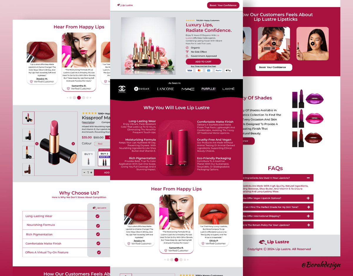 DeborahAkanmu's tweet photo. What do they say about first impressions? Your landing page is like the first impression of your online store. Contact me, and let me help you design a landing page that converts visitors into customers. #LandingPageDesign #ConvertVisitors #WebDesign #figma @Figma Replo https://t.co/khqmKDvXNc