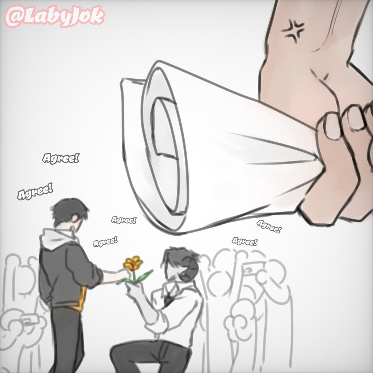 LabyJok's tweet photo. The confession 🌹
!YeosM school au!
(Not my idea 🌹✨)
[@yeos_m ]
#artbyme #YeosM #MinecraftBoyLoveAnimation #WhoIChoose #FaraxOti #OtixFara #Otto https://t.co/yAKfw7PskD