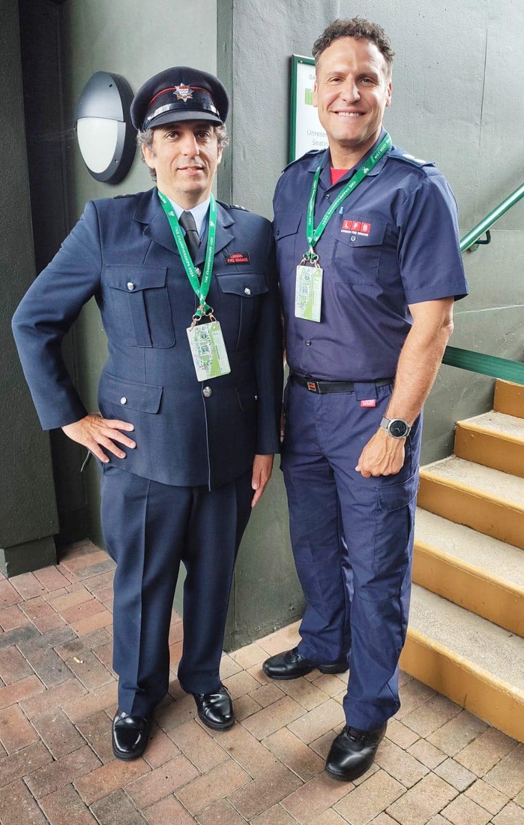 LondonFire's tweet image. This week, the Brigade continues its tradition of providing stewards at #Wimbledon. 🎾 

For nearly 60 years, firefighters, control officers, fire safety inspectors &amp;amp; other London Fire Brigade staff have given up their time to volunteer at The Championships, kicking off today.