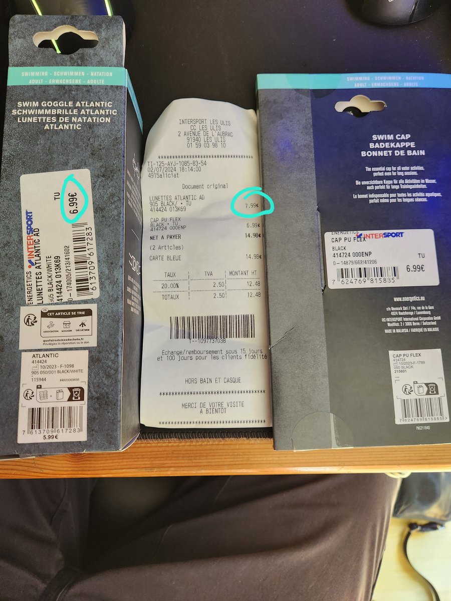 staradri1's tweet photo. @intersport il serait judicieux de vérifier vos prix dans votre logiciel ... 
Vu la lenteur en caisse je n'ai pas eu le courage de retourner dans le magasin, mais ça donne pas envie de revenir ... https://t.co/K4QRlMZ3Hy