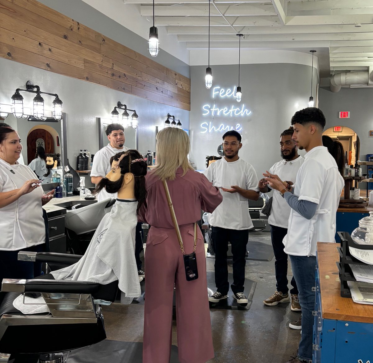 Some fresh faces here and ready to learn! #barber #barbershop #barberlife #haircut #barbershopconnect #fade #hair #barbers #hairstyle #barberlove #wahl #barbering #beard #menshair #hairstyles #andis #barbergang #barberworld #style #barbersinctv #thebarberpost #hairstylist