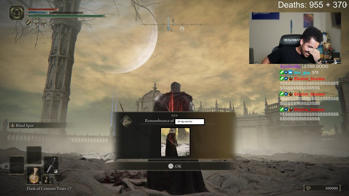 I FINALLY DID IT 
AFTER 370 ATTEMPTS I BEAT THE FINAL BOSS OF THE ELDEN RING DLC
AND NEVER LEVELED UP MY HEALTH ONCE 

LETS GO!!!!!!!!!!!!!!!!!!!!