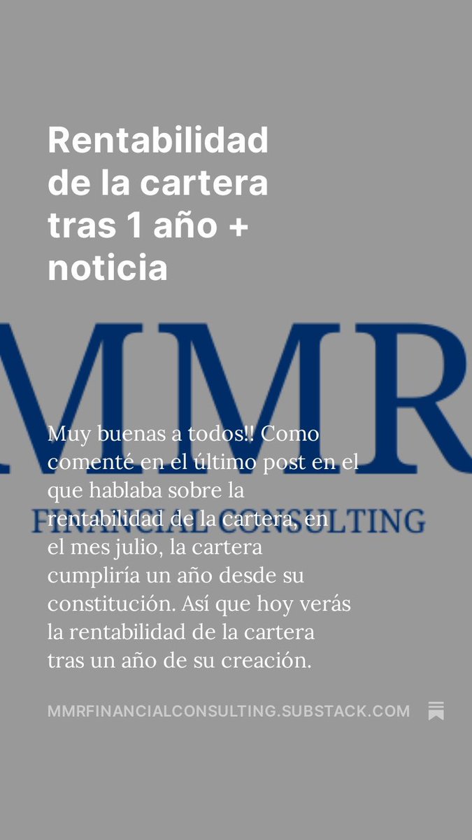MMR Finance tweet media