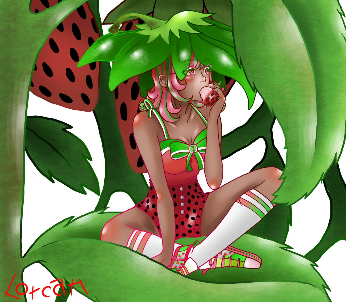 WrenLorcan's tweet photo. July Art Challenge Day 1 - Strawberry!
It's been a long time since I drew for fun, so I'm super excited for this challenge! I'm really happy with how this one came out.
Theme suggested by @AzazelFallenVT!
#LJAC #art #challenge https://t.co/9kema2dZkH