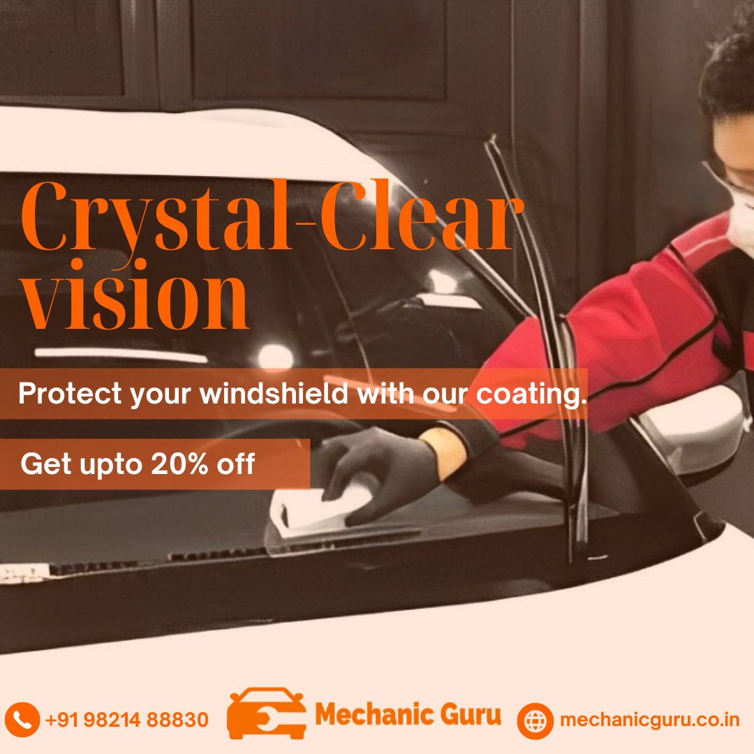 MechanicGuru_'s tweet image. Enjoy crystal-clear visibility in any weather with our windshield coating. Protect your view and drive with confidence! 🌟🚗

#WindshieldProtection #DriveSafe #ClearVision #automobile #msme #automotive #startup #government  #gurgaon #gurugram #delhi #india #autorepair #carrepair