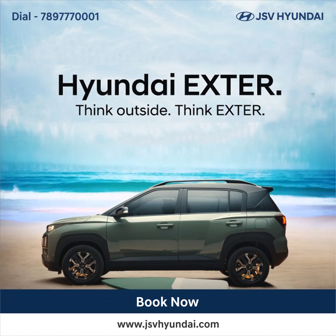 Hyundaijsv's tweet photo. Hyundai Exter - Think outside. Think EXTER.
.
.
.
#Hyundai #HyundaiIndia #HyundaiEXTER #Thinkoutside #ILoveHyundai #HyundaiCars #Exter #HyundaiSUV #SUV
Book now...
Contact : 7897770001 https://t.co/LqKznFHfsb