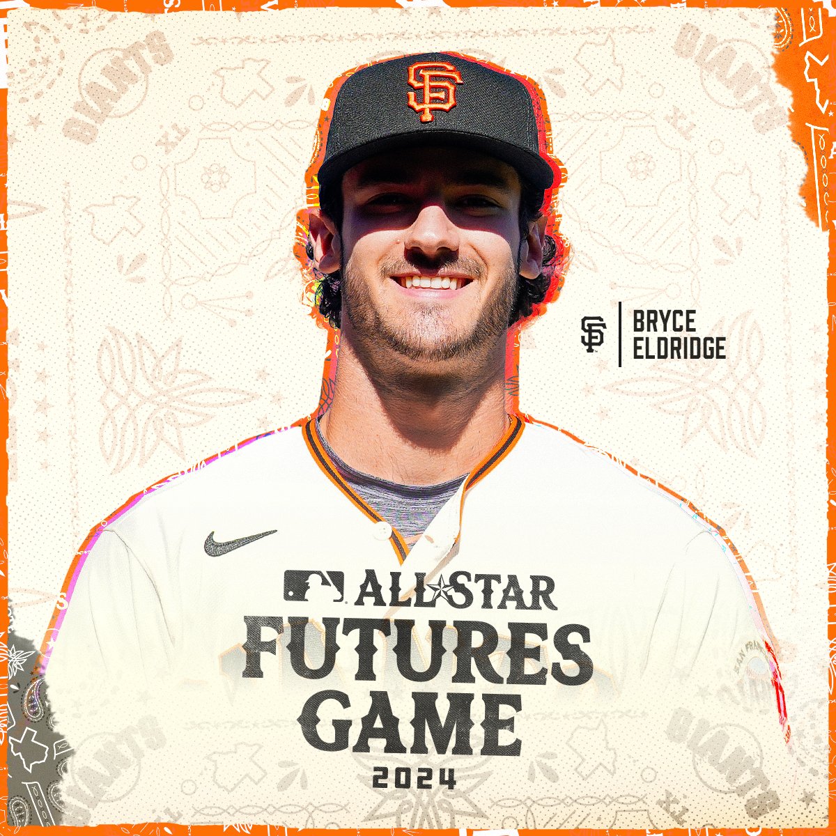 Congrats to Bryce Eldridge, who has been selected to the 2024 MLB All-Star Futures Game roster ⭐️