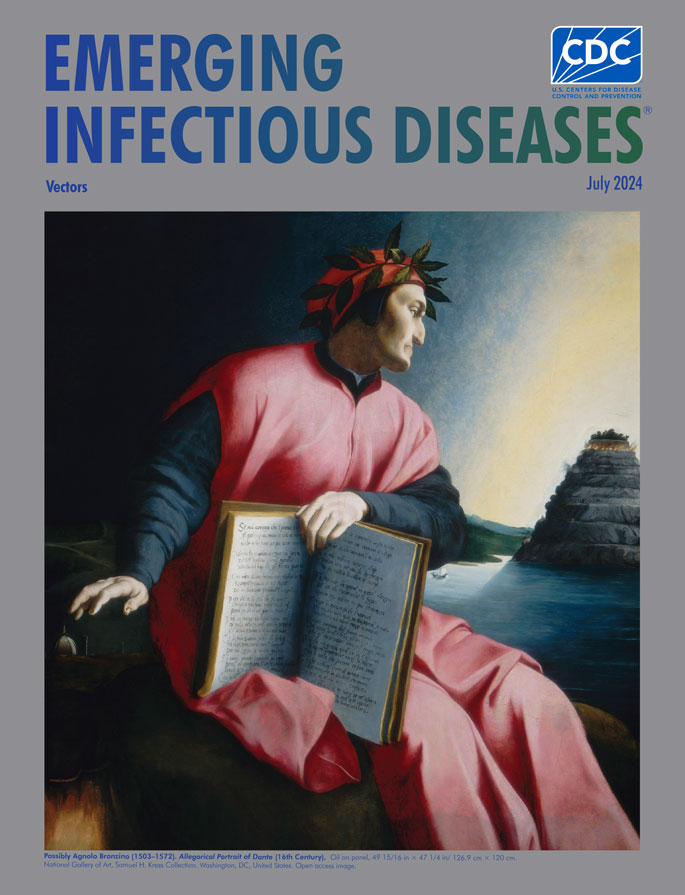 July 2024's theme for Emerging Infectious Diseases focuses on vectorborne diseases, including malaria, the disease that may have killed the poet, politician, and exile, Dante Alighieri. Learn more here: wwwnc.cdc.gov/eid/article/30…