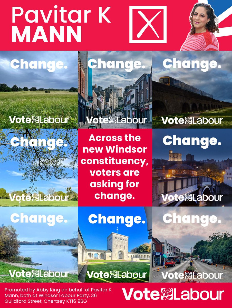 Windsor is crying out for change. Only Labour can deliver that change. 

Don’t waste your vote and gift our constituency to the complacency of the Tories we have seen locally for so many years. 

If you want change, you have to vote for it. 

#votelabour
#votetactically
#windsor