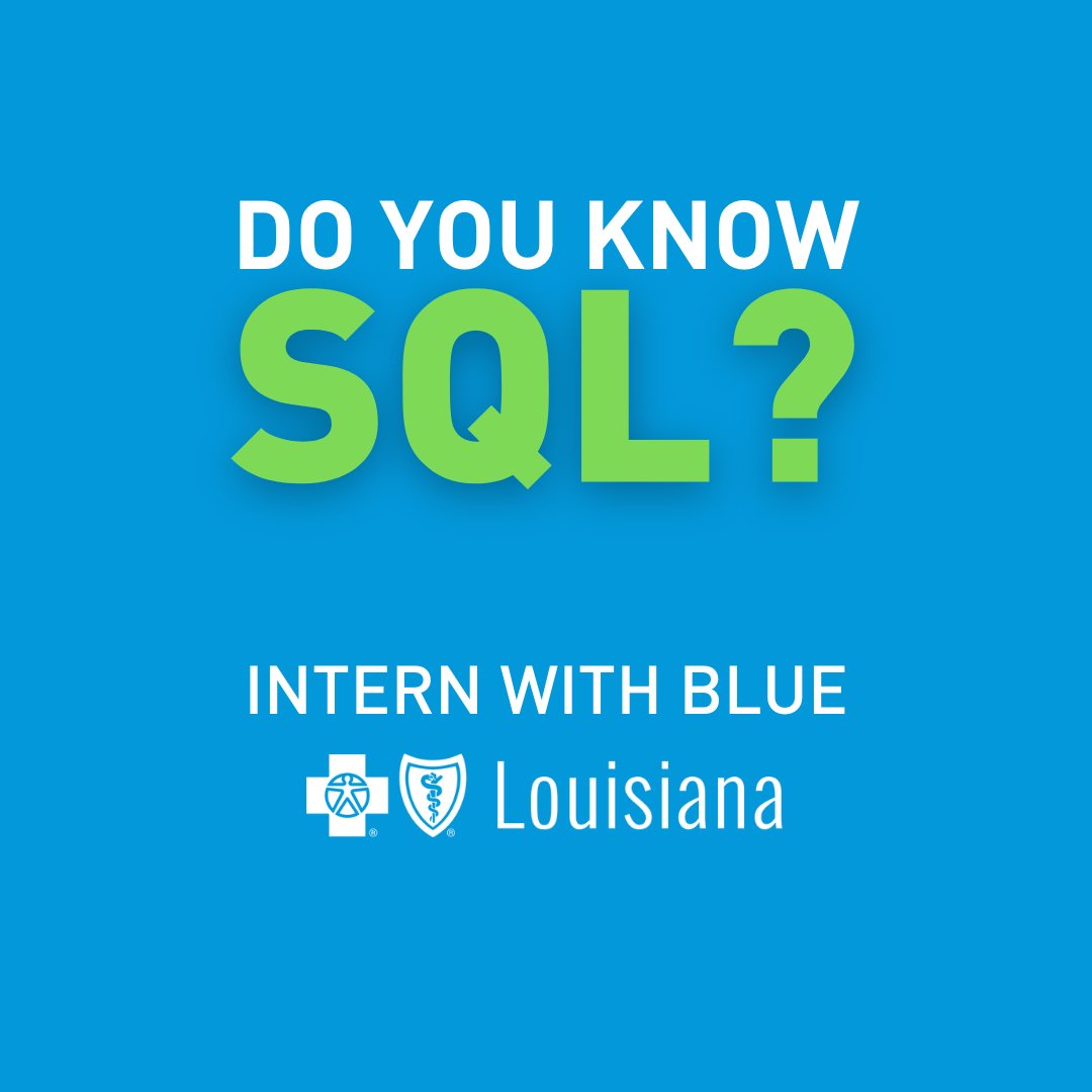 Looking for an internship this fall? Check this one @BCBSLA out today. Share with friends and family too! #YoudLookGreatInBlue