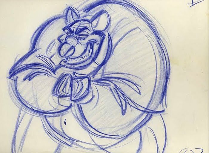 Animated_Antic's tweet photo. Considering its anniversary is today, have some art of Professor Ratigan from The Great Mouse Detective by Glen Keane. https://t.co/6RsxoWD2Kn