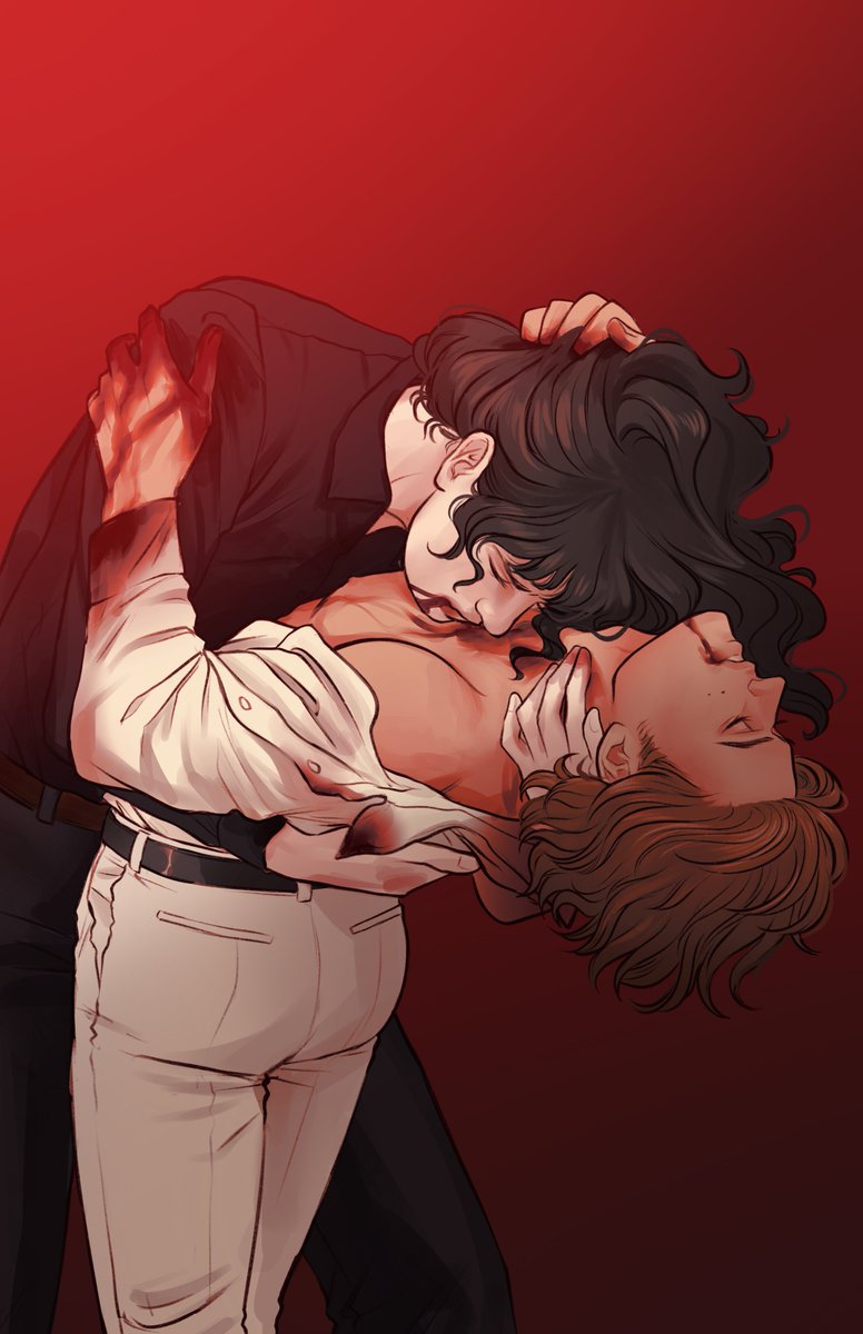 thank you darling <a href="/ParadimeShifts_/">JJ 🌱🐑</a> for commissioning me for your delightful steddie toxic codependency gatsbyesque setting vampires concept i am as obsessed with them as they are with each other alexa play bad romance