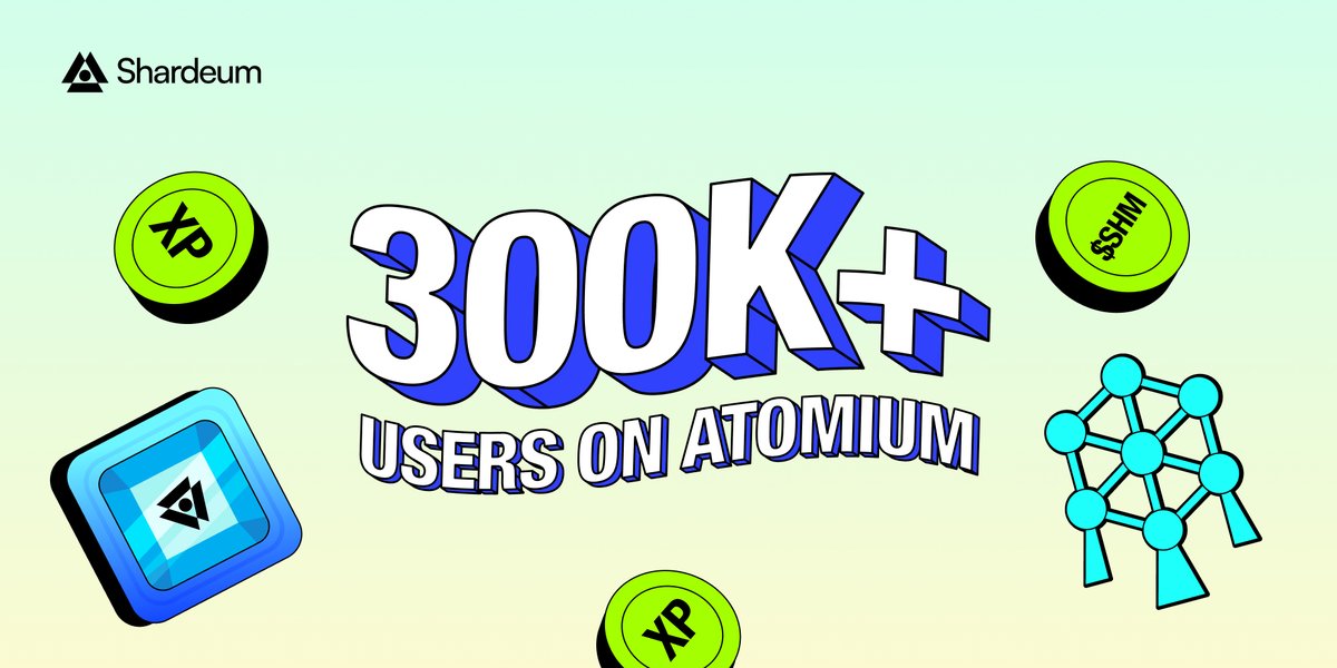 Atomium, Shardeum's incentivized testnet, has crossed 300K+ users in just 6 days 🎉

Participate in Stage 1, which includes 20+ Quests &amp; earn XP to qualify for exclusive NFTs, badges &amp; $SHM airdrop. It ends on July 3, 2024 at 12:30 PM UTC. 

Join now: shardeum.org/incentivized-t…