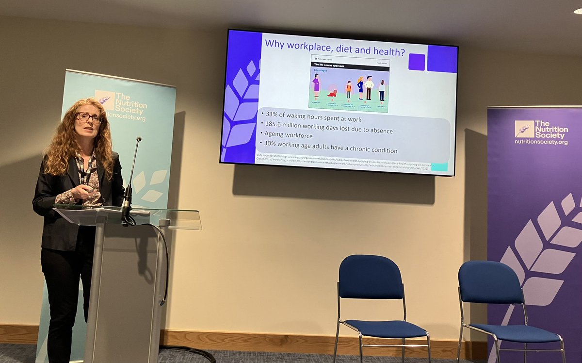 BDAJoLewis's tweet image. Great closing session on workplace nutrition at #NSCongress24 

⬆️evidence on behaviours, intervention design and business outcomes here is crucial to our @BDAWorkReady programme.

Whichever government we get this week, supporting healthier, longer working lives will be essential
