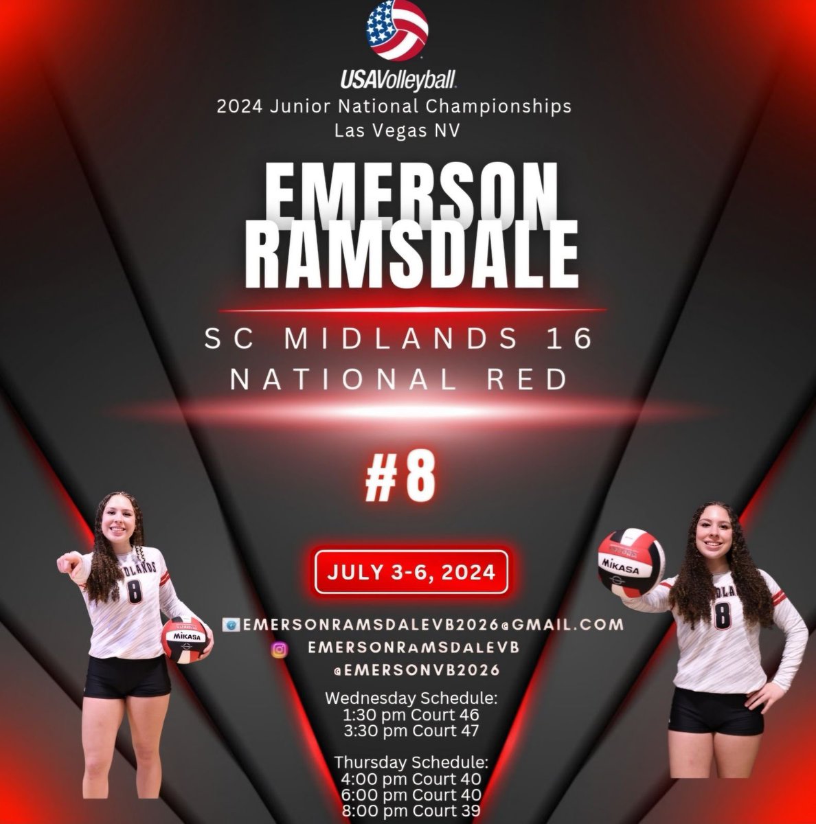 emersonvb2026's tweet photo. Vegas Bound!!!!! https://t.co/V3O0Dd9Gms