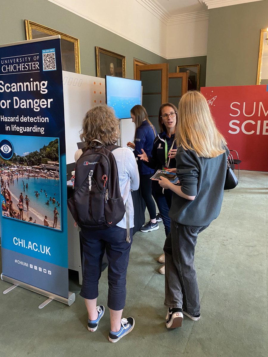 ‘So why is it that experienced lifeguards can spot people drowning better than me?’. Great question to ⁦<a href="/DrJennySmith/">Dr Jenny Smith</a>⁩ ⁦<a href="/chiuni/">University of Chichester</a>⁩ ⁦<a href="/ChiUni_Research/">Research@UoC</a>⁩ ⁦<a href="/SPRU_chiuni/">SPRU</a>⁩ ⁦<a href="/RLSSUK/">Royal Life Saving Society UK - RLSS UK</a>⁩ ⁦<a href="/RNLI/">RNLI</a>⁩ ⁦<a href="/royalsociety/">The Royal Society</a>⁩
