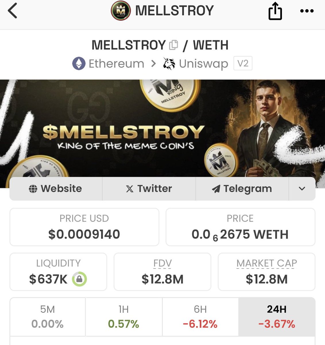 cryptohousetop's tweet photo. It's a good time to buy πππ -
https://t.co/42WkyAqBz2
It is convenient to buy through Alpha DEX exchange - https://t.co/0b5VZFS8G2
#rth #ethdex #ethnews #memecoin #meme #top @Mellstroy_eth @alpha_dex_io #crypto https://t.co/9ZDCdwHmb5