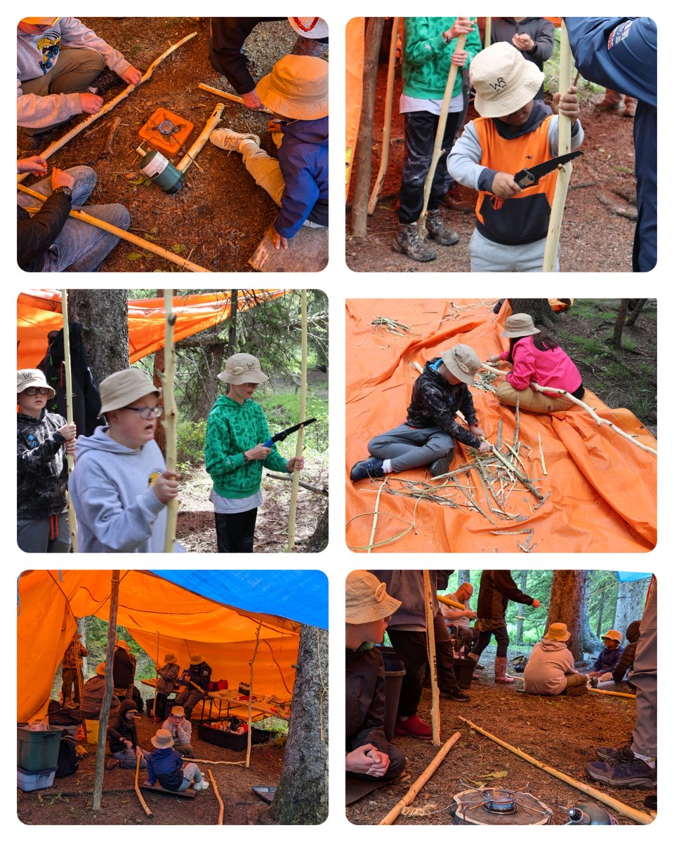 The Pioneers "have no fear" have been busy working on their hiking sticks and working on compass skills. #scoutsdostuff #wrscoutcamp #scoutscanada