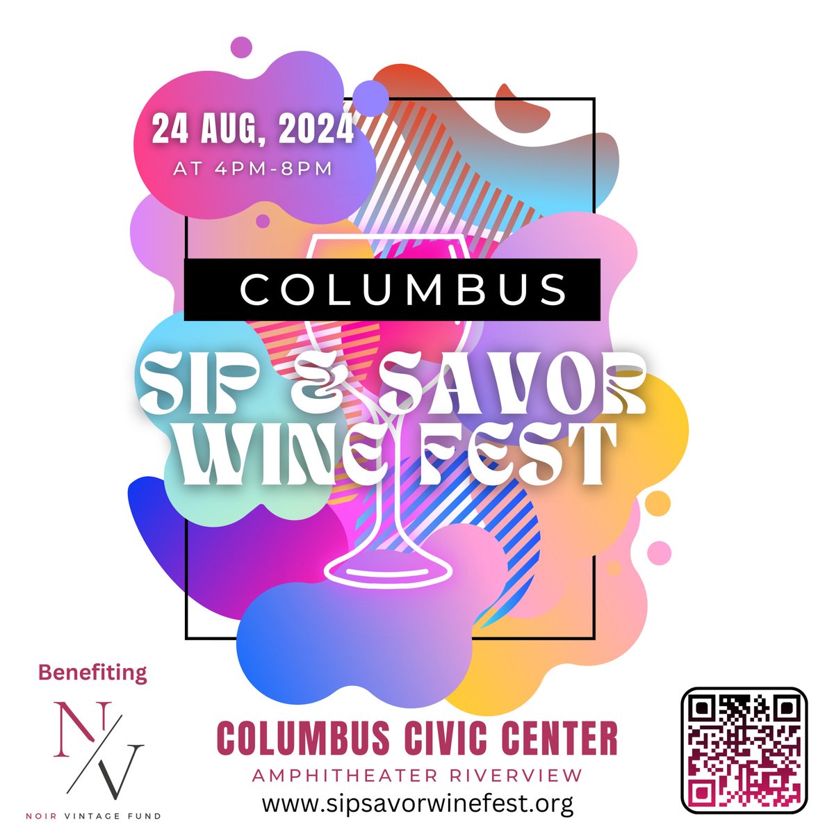 ColCivicCenter's tweet photo. 🍷✨ Experience the artistry of winemaking and embrace diversity at the Sip &amp; Savor Wine Fest on August 24, 2024, at the Columbus Civic Center Amphitheater! 🎉🌍

Purchase tickets today: https://t.co/ZZ6aj6432Y

#SipandSavorWineFest #ColumbusCivicCenter https://t.co/eGt3U3ffxA