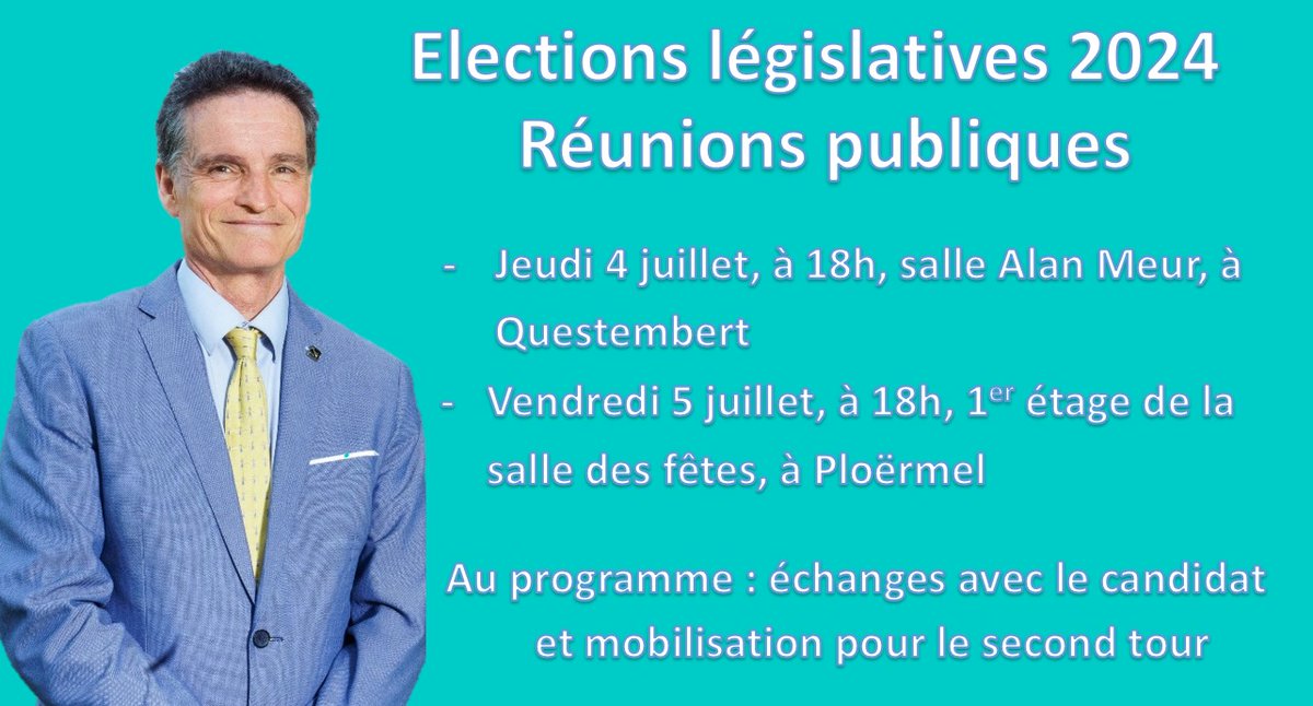 Elections législatives : Mobilisation pour le second tour !

Je remercie les très nombreuses personnes qui m'ont apporté leur soutien depuis dimanche. Je reste mobilisé pour et vous invite à deux réunions publiques en vue du 2nd tour