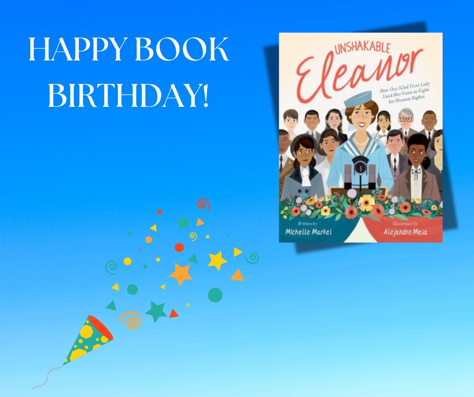 Michelle Markel (@mmarkel26) on Twitter photo UNSHAKABLE ELEANOR pubs today! Hope you can join us at the book launch on Saturday, July 20, at 11 am at Children's Book World! Gratitude to <a href="/alejandromesa/">Alejandro Mesa</a> and @HarperKids #picturebooks #picturebookbiographies #nonfiction UNSHAKABLE ELEANOR pubs today! Hope you can join us at the book launch on Saturday, July 20, at 11 am at Children's Book World! Gratitude to <a href="/alejandromesa/">Alejandro Mesa</a> and @HarperKids #picturebooks #picturebookbiographies #nonfiction