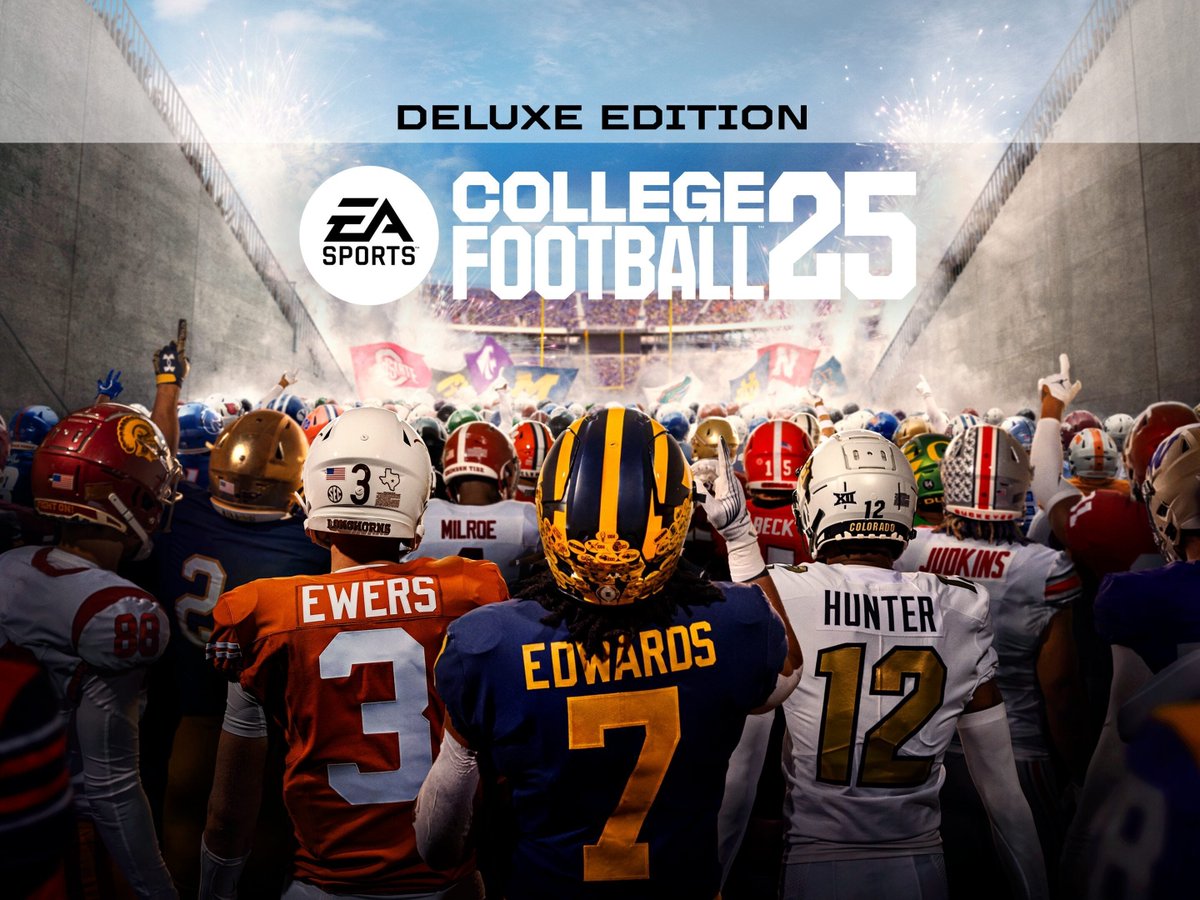 I'm gonna give away a Deluxe Edition (with early access) of College Football 25 because we've just cleared 50k followers. I said I'd do 1 copy of the game for every 5k up to release

To enter, just follow me, retweet this, and comment your favorite team like the last one. Hoping