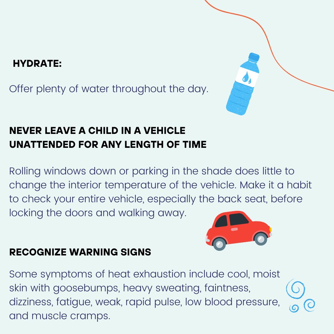 FCPediatrics's tweet photo. As we gear up for the 4th of July festivities, let's remember to keep our little ones safe in the sun! 🌞 July is #NationalHeatSafetyMonth, and with the holiday weekend approaching, here are some tips from our pediatricians to ensure a fun and safe summer  #HeatSafety https://t.co/U1NMCeFWq2