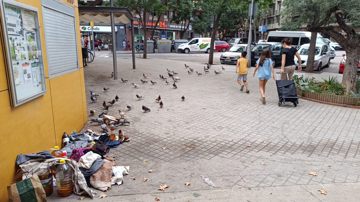 Bona tarda <a href="/BCN_EspaiPublic/">BCN Espai Públic</a> .
Tot ple de merda i uns serveis de neteja que no apareixen. Això ès #BCN <a href="/FriasSonia/">Sonia Frias</a> <a href="/bcn_ajuntament/">Ajuntament de Barcelona</a> <a href="/OnVasBarcelona/">On Vas Barcelona (Stop Collboni/Colau)</a>.
Els ciutadans i ciutadanes ens mereixem uns serveis de #NetejaBCN seriosos.