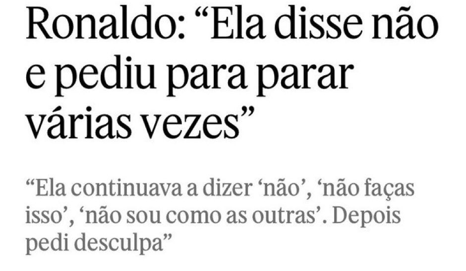 Violou. 
Assumiu. 
Deu a cara. 
Continuou.
