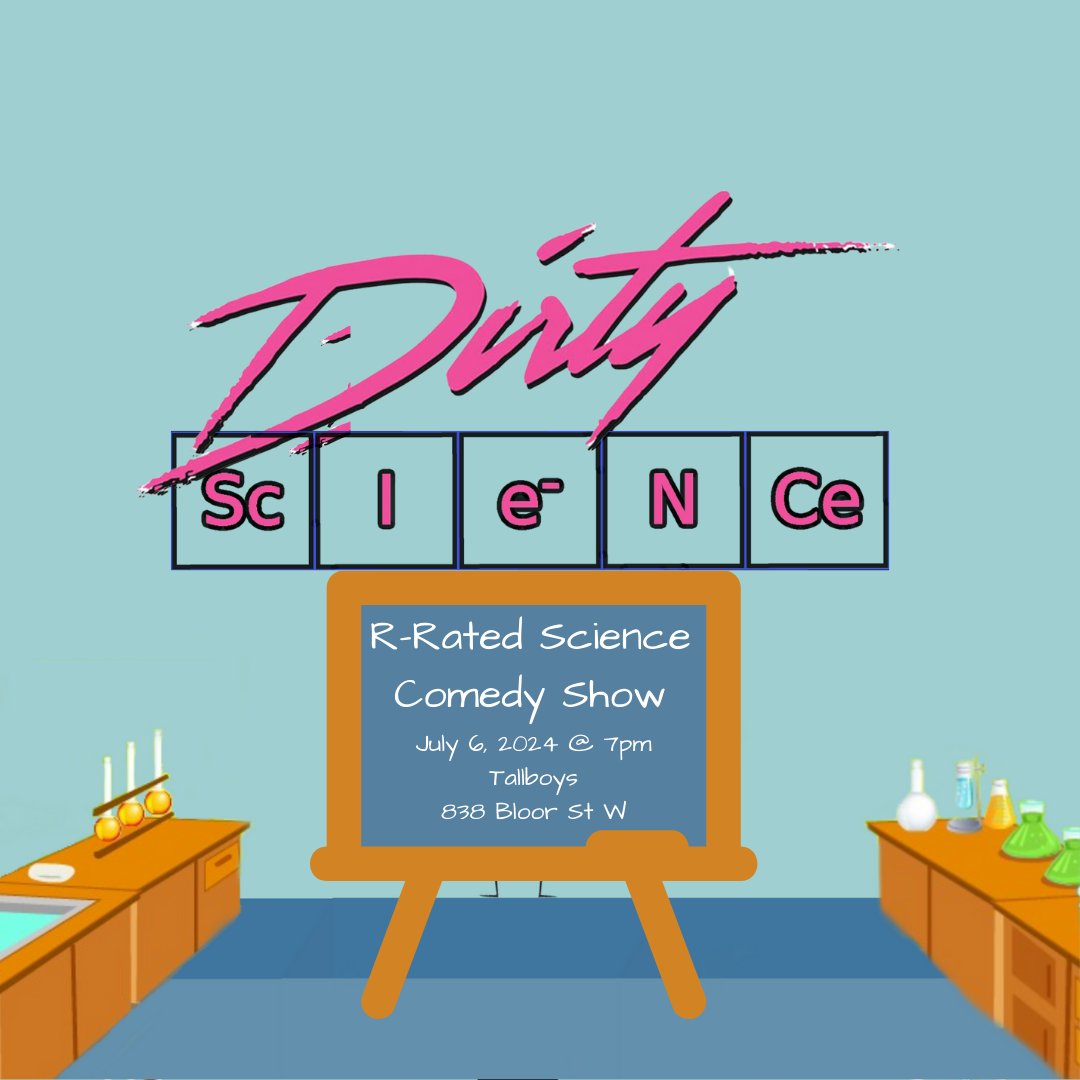 LexaGrammar's tweet image. Toronto science peeps and @dnaturedjournal fans! 

I&apos;ve started a monthly Science Comedy show, DIRTY SCIENCE, where we live/laugh/learn about the birds and the bees and other filth through through a comedic lens!

Next show is Saturday, get tickets here! eventbrite.ca/e/dirty-scienc…..