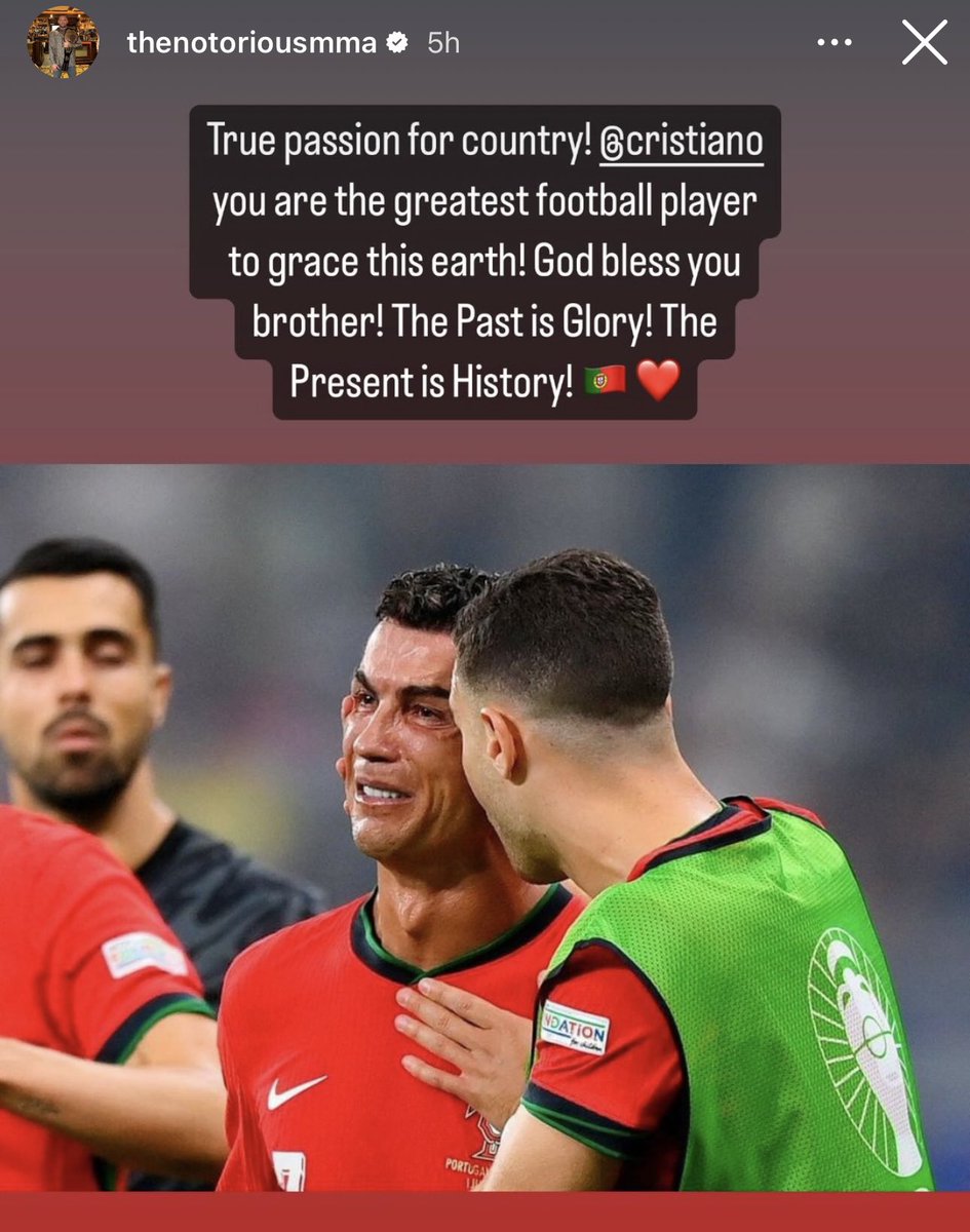 totalcristiano's tweet photo. 🚨 Conor McGregor on IG. https://t.co/QSZrgx6q33