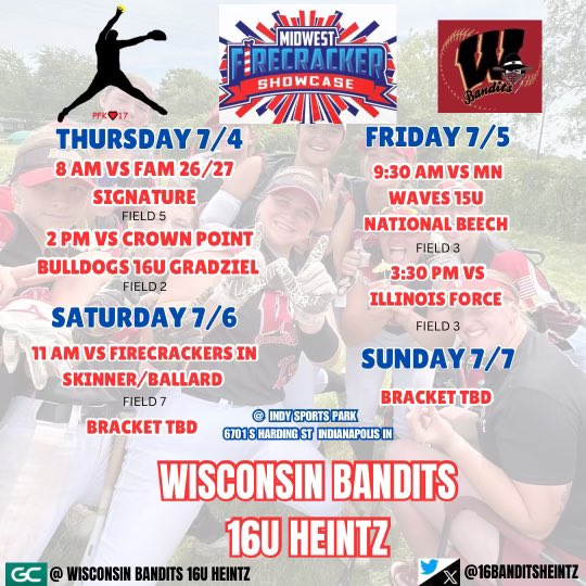 Wisconsin Bandits National - Heintz (@16banditsheintz) on Twitter photo 