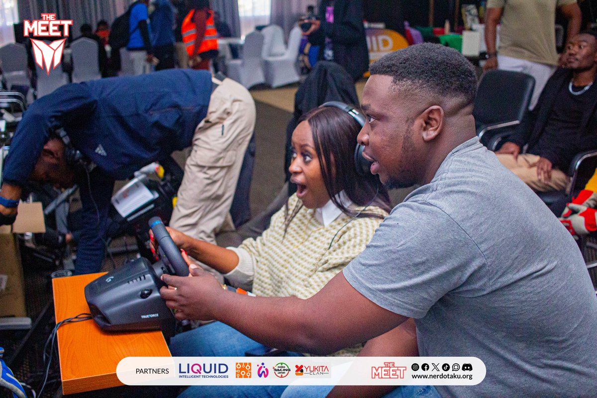 nerdotakuzm's tweet photo. Ever wondered what a real rally racing or F1 experience could be like, well look no further than The Meet 2024 racing riggs section, courtesy of the Zambia Racing Esports, Thank you for your support ❤️🏎️🚀
#nerdotaku #TheMeet24 #racingrigs #zambiaracingesports https://t.co/dTDhIOIIjq