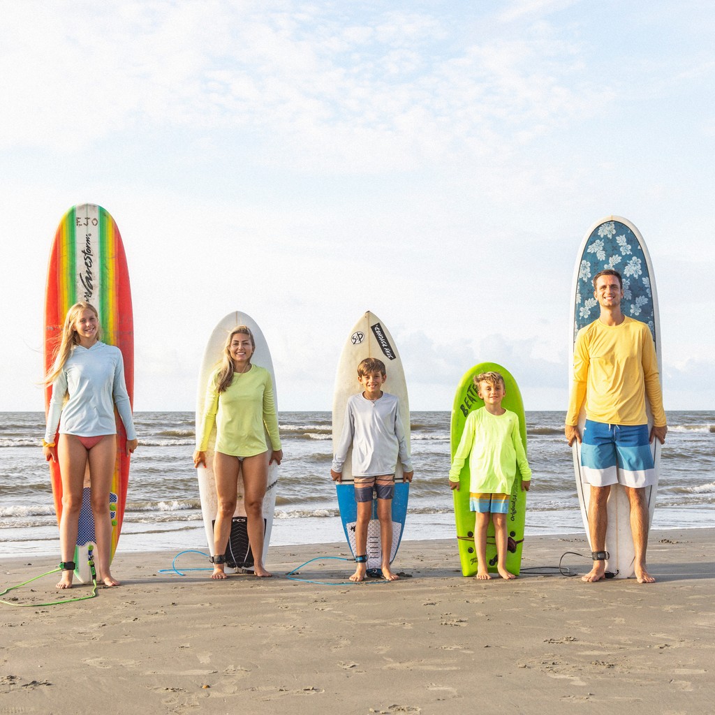 You know the UV rays are strongest between 10 a.m. - 4 p.m., but that might be when surfing conditions are the best. Solution? A UPF 50+ Solar Shirt or Hoodie for your ride. They block 98% of the sun’s harmful UV rays, even when the fabric’s wet.
