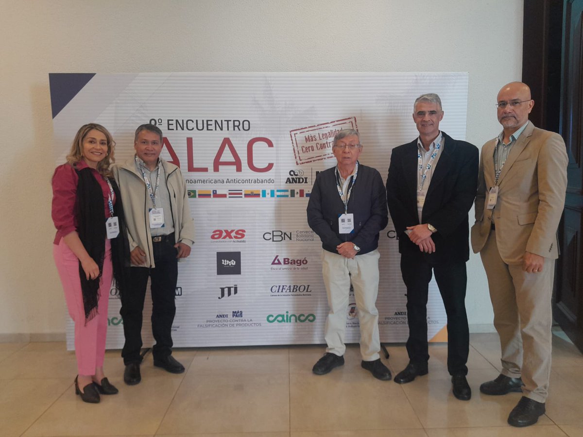 ProcultivosAndi's tweet photo. La cámara #ProcultivosANDI, @CropLifeBR, @ApiaBolivia están listos para participar en el noveno encuentro de la Alianza Latinoamericana Anticontrabando (ALAC), que se realiza desde hoy en Santa Cruz de Sierra, #Bolivia. https://t.co/viRScN8C5w