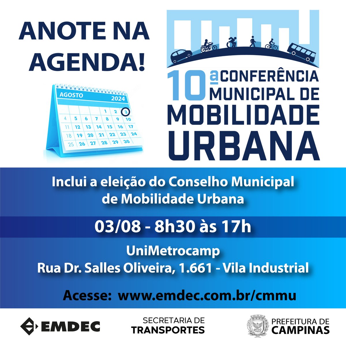 EmdecOficial's tweet photo. Em breve, as regras da eleição para o Conselho Municipal de Mobilidade Urbana (CMMU) serão publicadas no Diário Oficial do Município. https://t.co/R5x7xdr2gw