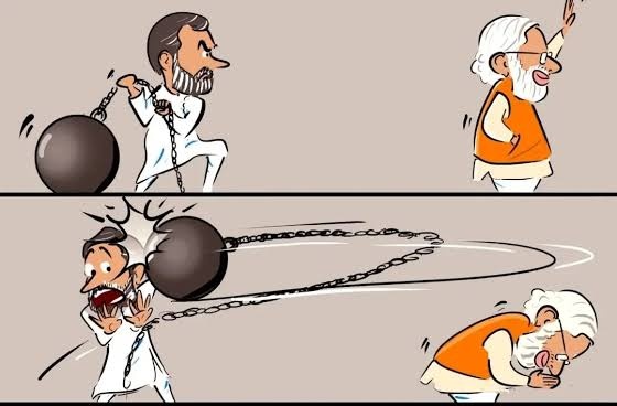 SaffronVoice_'s tweet photo. 99 Marks of बालक बुद्धि feat #PMModi https://t.co/mO8D5mjOXE
