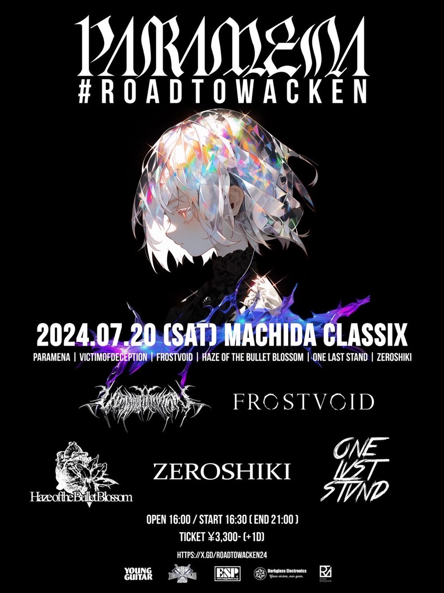 0_zeroshiki's tweet photo. 復活ライブの余韻もそこそこに、次のライブのお知らせです。
7/20(土)、PARAMENA のwacken open air壮行会にZEROSHIKIも参戦します。
最高のパフォーマンスと共に。
ご予約はDMかHPから。 https://t.co/HrlJTkqyAt