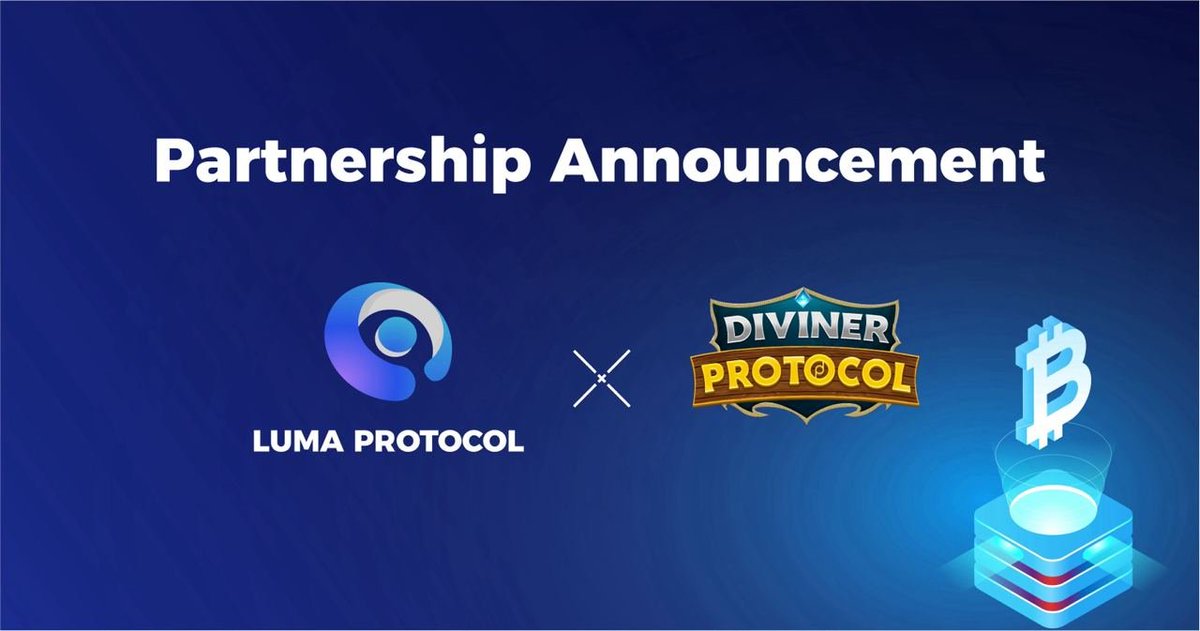 Diviner Protocol | Building Metaverse (@divinerprotocol) on Twitter photo We are glad to announce partnership with Luma Protocol @briannahercher! 
Luma is a pioneering #DePIN-Focused Dex on the #Solana
Let's build together! We are glad to announce partnership with Luma Protocol @briannahercher! 
Luma is a pioneering #DePIN-Focused Dex on the #Solana
Let's build together!