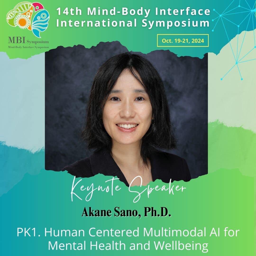 MbiSymposium's tweet photo. Join the 14th MBI International Symposium, Taichung, Taiwan on Oct. 19-21, 2024 for an enlightening Plenary Keynote Speech from Prof. Akane Sano  @AkaneSano_ 

⏩️ Early bird registration: July 15th, 2024
🌏 https://t.co/zDo5B9d7M2

#TechnologyAndMentalHealth #MentalHealthTech https://t.co/x3iRs1ISJy