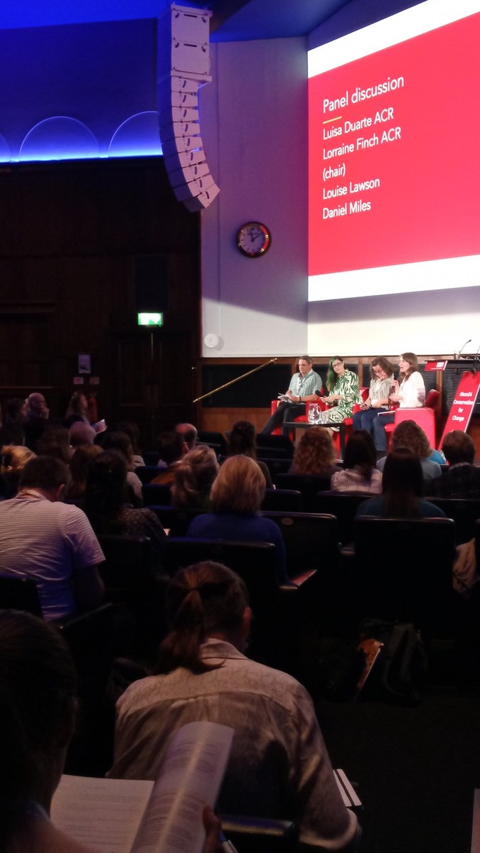 Conservators_UK's tweet image. Looking forward to the questions from in-person and online delegates for the Day 1 Panel Discussion at #icon24 

#conservationforchange