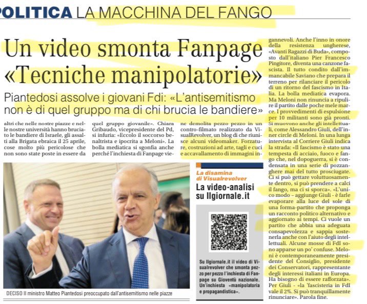 Se23rex's tweet photo. Ditegli che si comprino e si leggano #IlGiornale di Alessandro #Sallusti 🤨🤨🤨🤨🤨
#CommissioneSegre https://t.co/YryA0XzElc