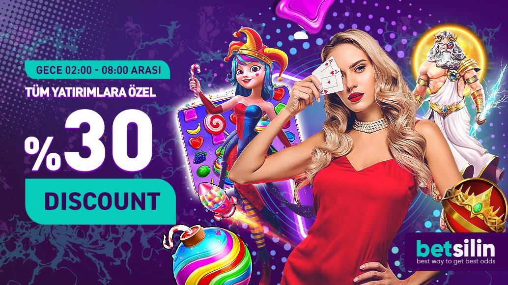 Betsilin’de tüm yatırımlara özel %30 discount 🔥

02:00-08:00 arası 🕖

Hemen oyna, kazanmaya başla🎁 

👉 rebrand.ly/ywi8si9