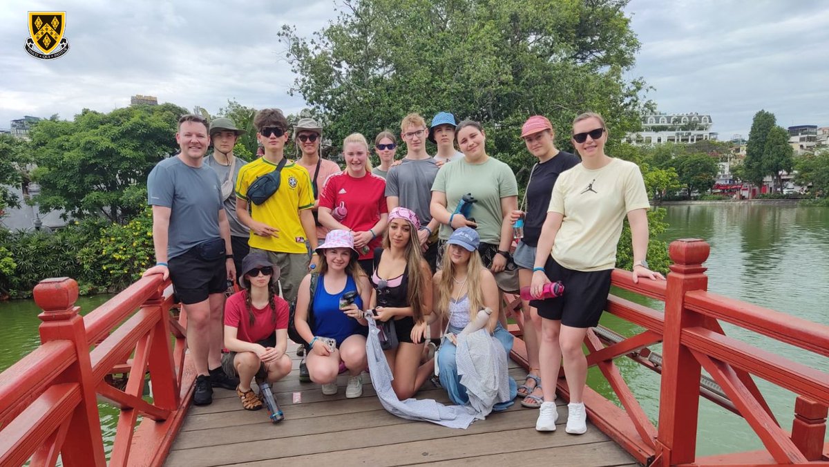stockportgs's tweet photo. The students on the #Cambodia and #Vietnam expedition are settling in well.
So far they have had breakfast in #Hanoi, went to the historic temple at Ho Hoan Kiem Lake, visited Train Road, and watched a traditional water puppet theatre show.
#SGSInspires #SGSAdventure https://t.co/In9BrIcUFr