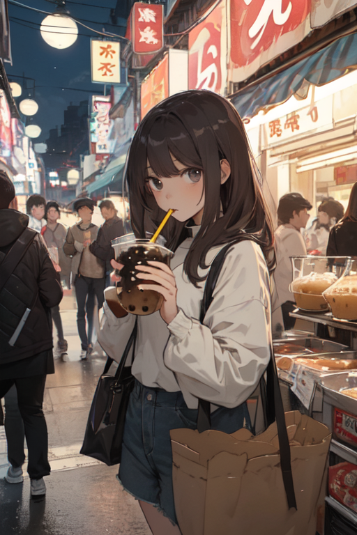 【AI自動生成の話】
台北の士林夜市にやってきました✨
グルメもさることながら、射的や輪投げなどの遊戯も沢山あって、子供連れの観光客も多いとか😲
#PixAI #AIイラスト #AIart