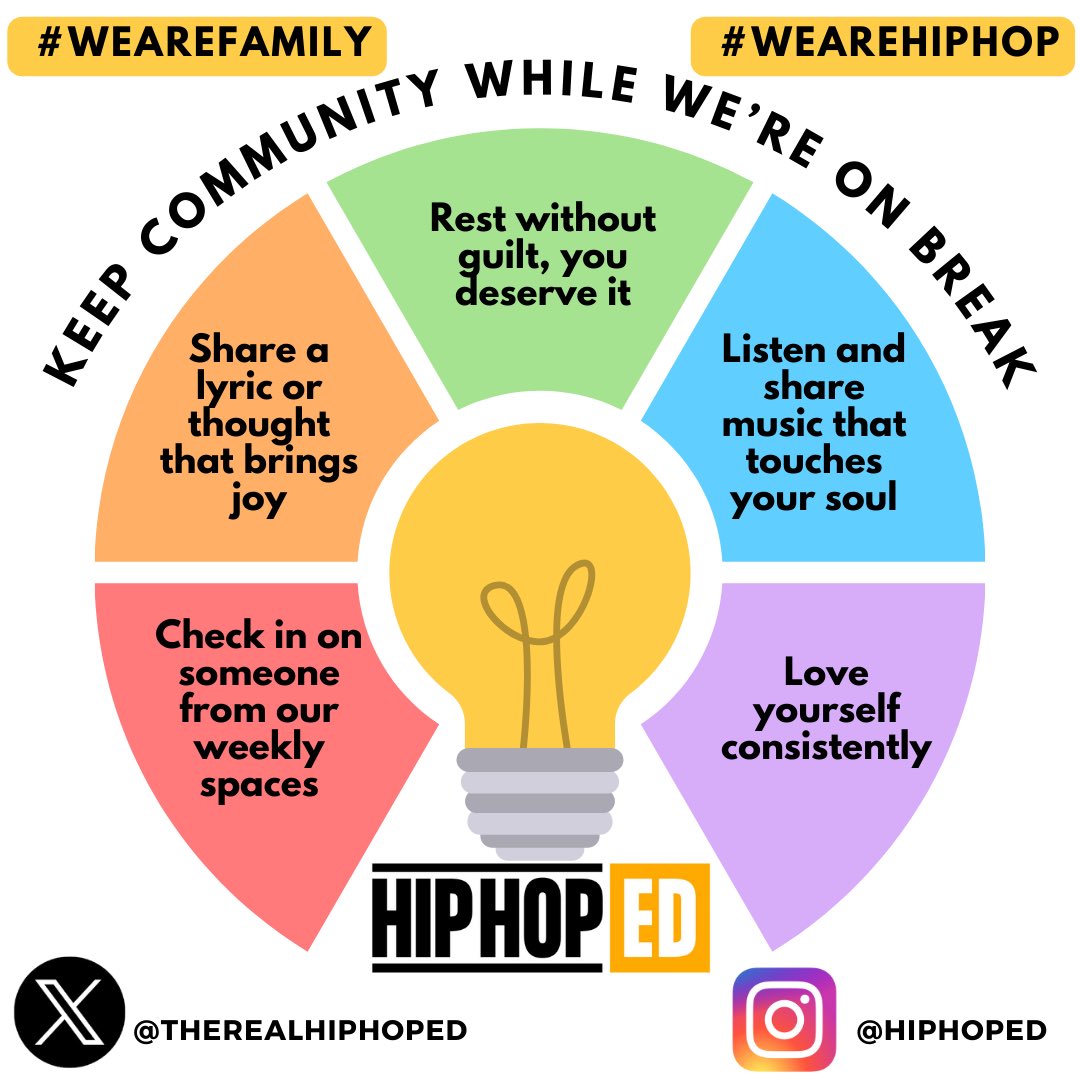 #HipHopEd (@therealhiphoped) on Twitter photo <a href="/kalebrashad/">Dr. Kaleb “Kofi” Rashad, Creative Director</a> <a href="/Carlos_Moreno06/">Carlos R. Moreno</a> <a href="/tonyminnieapple/">Tony Simmons</a> While we are taking a break for our spaces let’s continue to keep community #HipHopEd #WeAreFamily <a href="/kalebrashad/">Dr. Kaleb “Kofi” Rashad, Creative Director</a> <a href="/Carlos_Moreno06/">Carlos R. Moreno</a> <a href="/tonyminnieapple/">Tony Simmons</a> While we are taking a break for our spaces let’s continue to keep community #HipHopEd #WeAreFamily